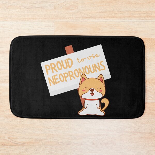 Item preview, "Proud to use neopronouns" corgi designed and sold by campfiredesigns.