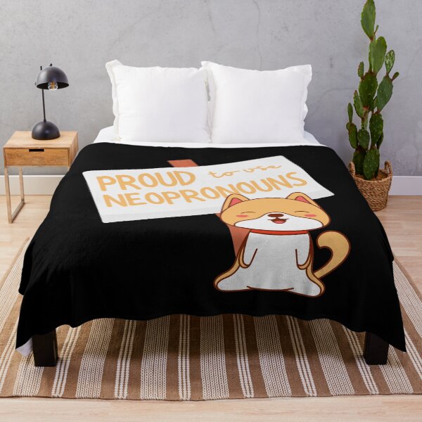 Item preview, "Proud to use neopronouns" corgi designed and sold by campfiredesigns.