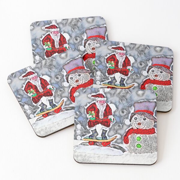 Item preview, Santa Rolling To Christmas Snow! designed and sold by Kadeda.