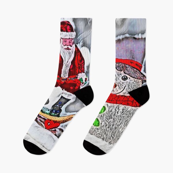 Item preview, Santa Rolling To Christmas Snow! designed and sold by Kadeda.