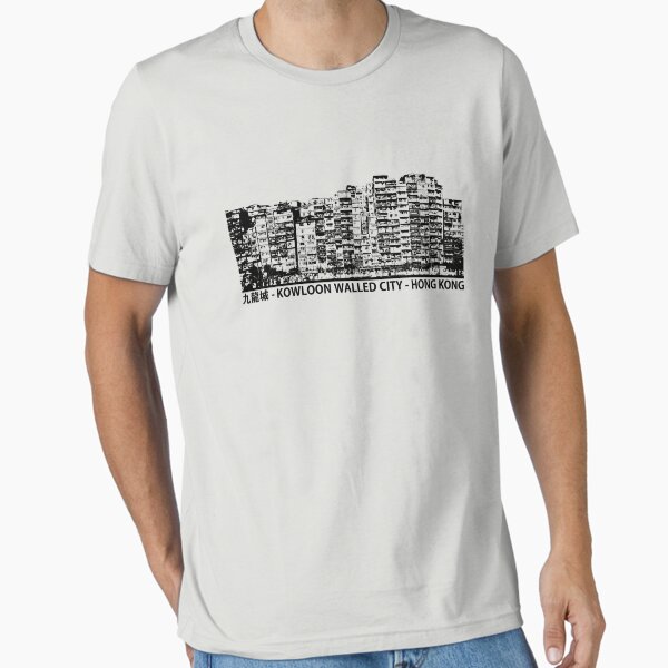 Item preview, Kowloon Walled City Hong Kong Architecture T-shirt designed and sold by pohcsneb.
