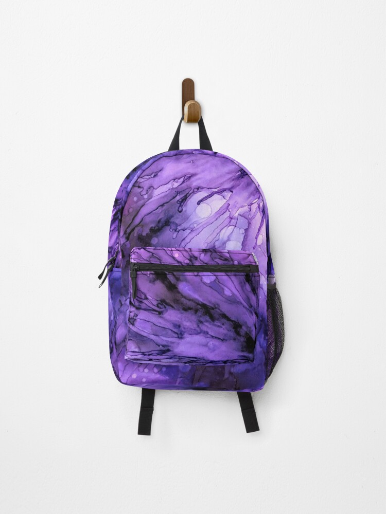 Thumbnail 1 of 3, Backpack, Purple Explosion designed and sold by ProjectPour.