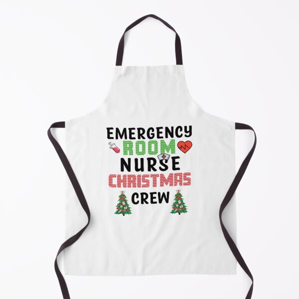 Aperçu de l'œuvre Équipe de Noël d'infirmière de salle d'urgence créée et vendue par Th3 Merch.