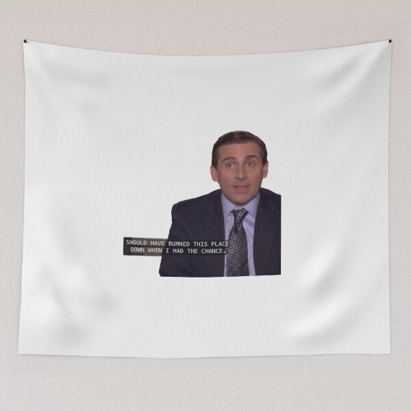 Item preview, Michael Scott "I should have burned this place down when I had the chance" designed and sold by virtualheaven.