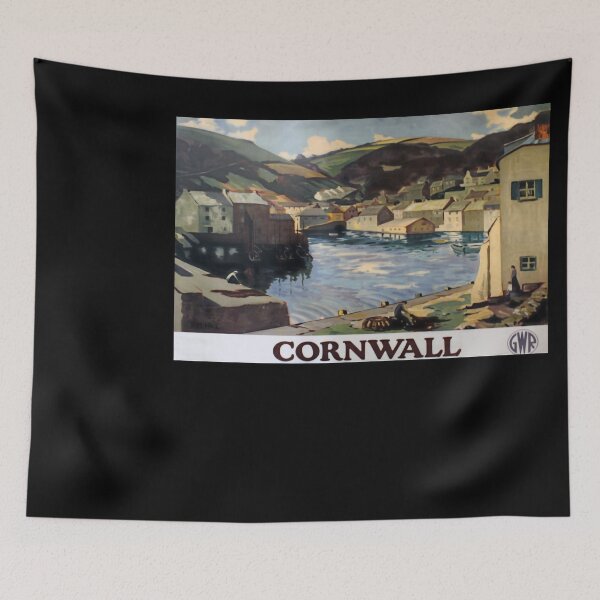 Item preview, retro classic Cornwall poster designed and sold by CorasPosters.