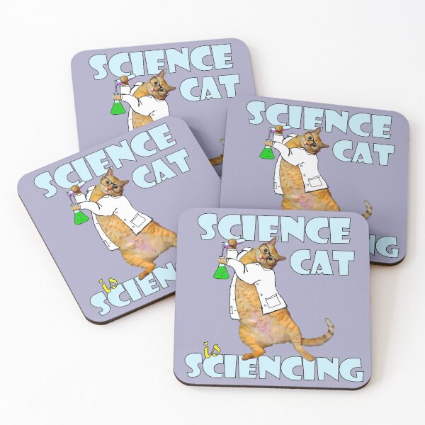 Item preview, Science Cat is Sciencing designed and sold by RawSunArt.