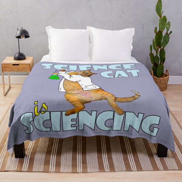 Item preview, Science Cat is Sciencing designed and sold by RawSunArt.