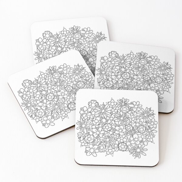 Item preview, Flower Pattern 001 designed and sold by Matt Cudney.