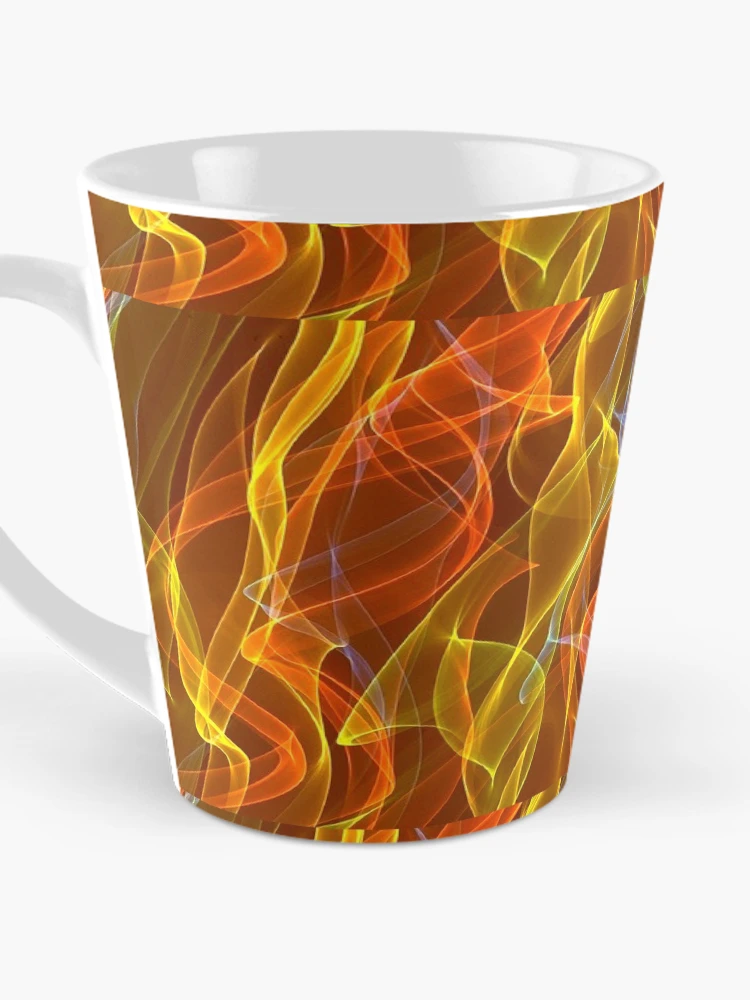 Thumbnail 3 of 4, Coffee Mug, Abstract Flame Pattern designed and sold by Rell1970.
