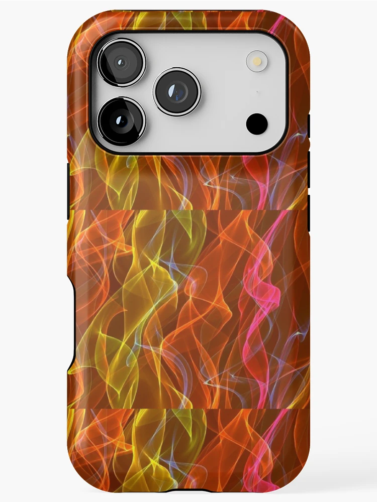 Thumbnail 1 of 4, iPhone Case, Abstract Flame Pattern designed and sold by Rell1970.