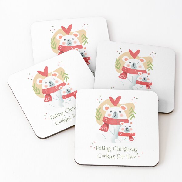 Item preview, Eating Christmas Cookies For Two designed and sold by chulitad.