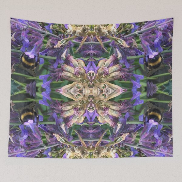 Item preview, Summer Ferns and Bumblebees beside the Water Lily Lake, RTBG, nipaluna, Tasmania designed and sold by RoseAromas.