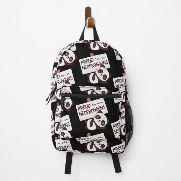 Item preview, "Proud to use neopronouns" panda bear designed and sold by campfiredesigns.