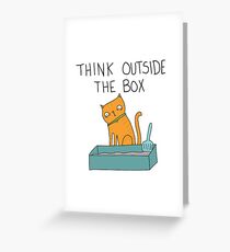 Creative Cat Greeting Card