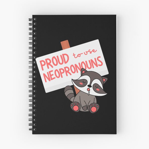 Item preview, "Proud to use neopronouns&" raccoon designed and sold by campfiredesigns.