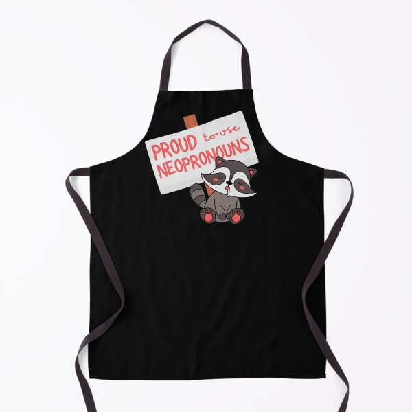 Item preview, "Proud to use neopronouns&" raccoon designed and sold by campfiredesigns.
