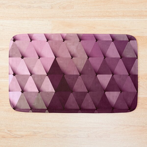 Item preview, Triangles Rainbow Pink Cranberry Tan designed and sold by LaurenWDesigns.