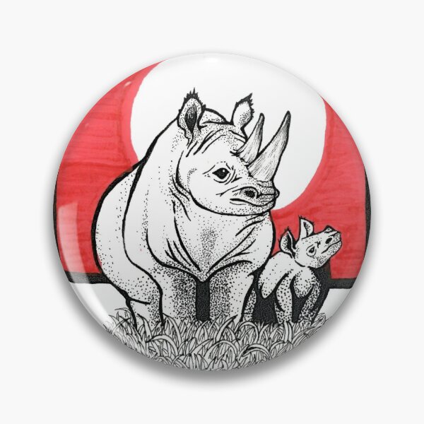 Item preview, Save the Rhino designed and sold by ValeriaMeraz.