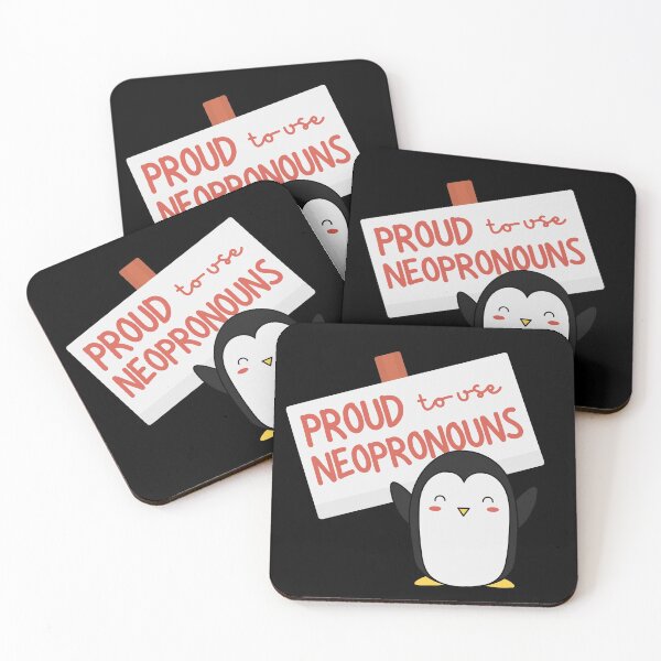 Item preview, "Proud to use neopronouns" penguin designed and sold by campfiredesigns.