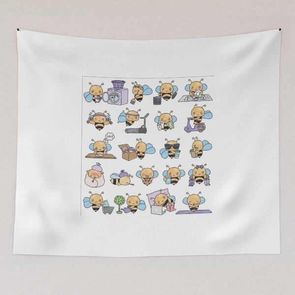 Item preview, Little bees, bumblebee, working, resting, buying designed and sold by RenatoGuzman.