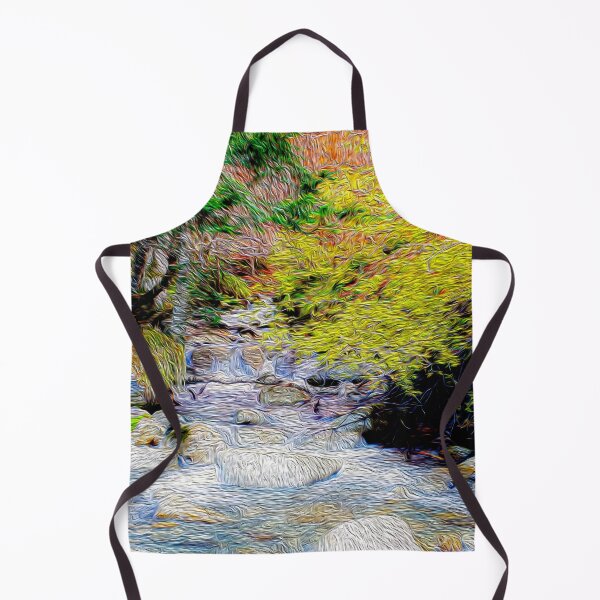 Item preview, river in forest autumn landscape designed and sold by ricobarinas.