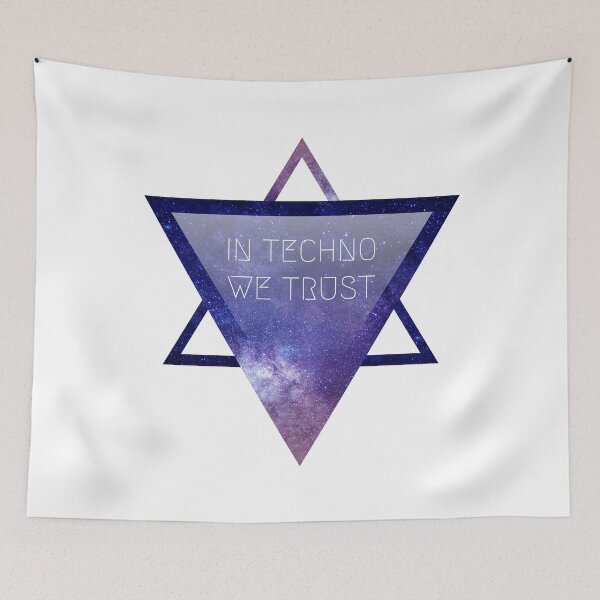 Item preview, In techno we trust designed and sold by MyLucidDreams.