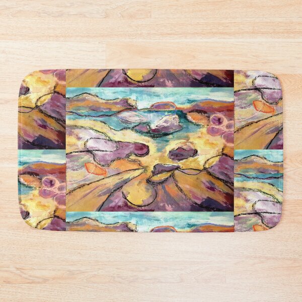 Item preview, Seascape Rock FORMATION Blue BAY Award winning designed and sold by vivbrad.