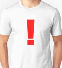 Red Exclamation Unisex T-Shirt