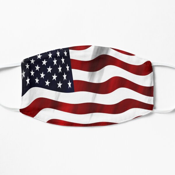 Bandera de los Juegos Olímpicos de Verano de los Estados Unidos de América-Tokio 2021 Mascarilla plana