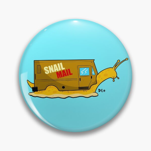 Item preview, Snail Mail Funny Pun  designed and sold by DiLo-Draws.