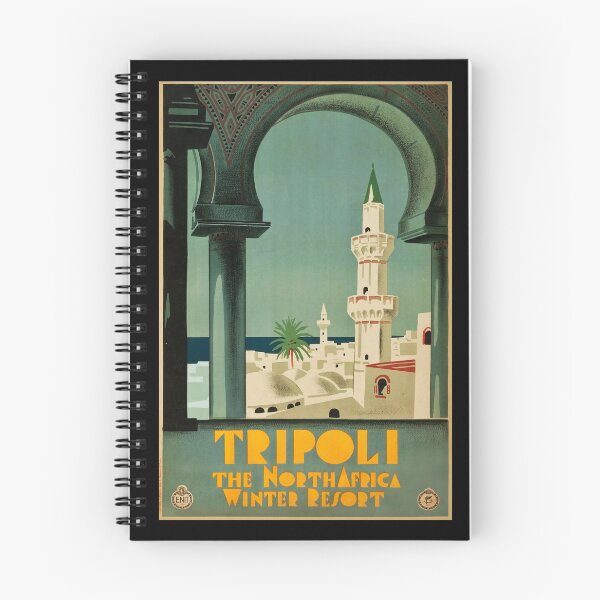 Artikelvorschau, retro classic Tripoli poster entworfen und verkauft von CorasPosters.