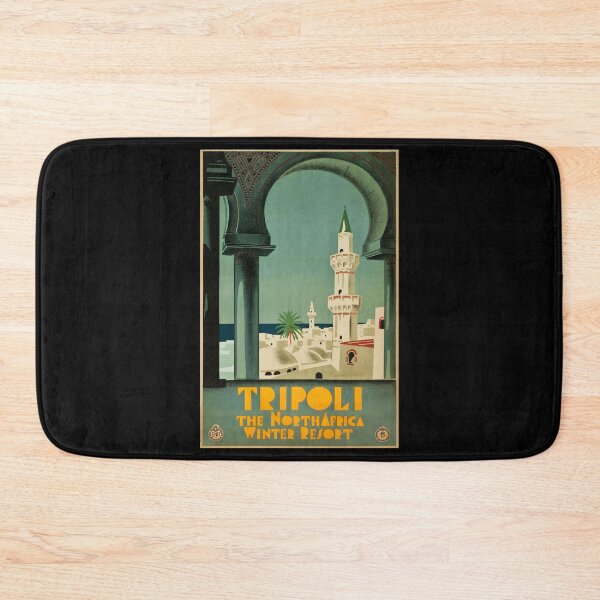 Item preview, retro classic Tripoli poster designed and sold by CorasPosters.