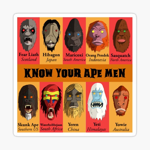 Know Your Ape Men Sticker
