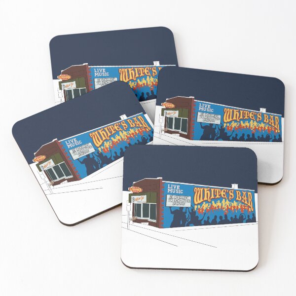 Item preview, White’s Bar- Navy designed and sold by JustJaneArt.