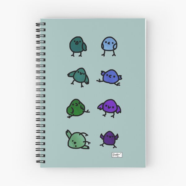 Item preview, Gradient of Birds Doodle designed and sold by tdoodles.