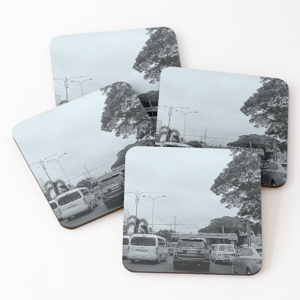 Item preview, All Day Traffic Cavite to Manila Philippines Black and White Version designed and sold by RCPphotography.