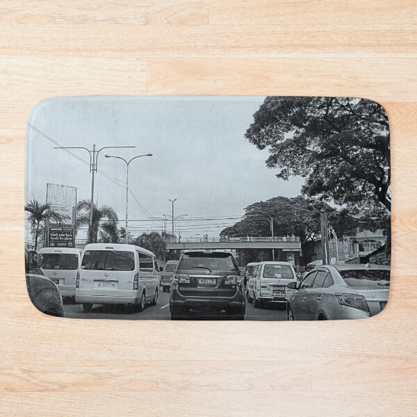 Item preview, All Day Traffic Cavite to Manila Philippines Black and White Version designed and sold by RCPphotography.