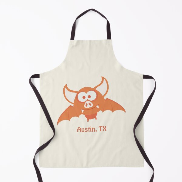 Item preview, Burnt Orange Bat, Austin Texas designed and sold by Hedgie Designs.