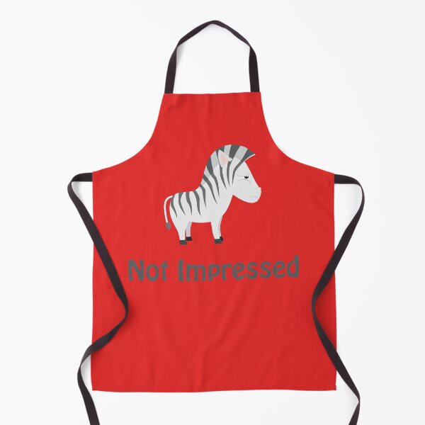 Item preview, Not Impressed Zebra designed and sold by Hedgie Designs.
