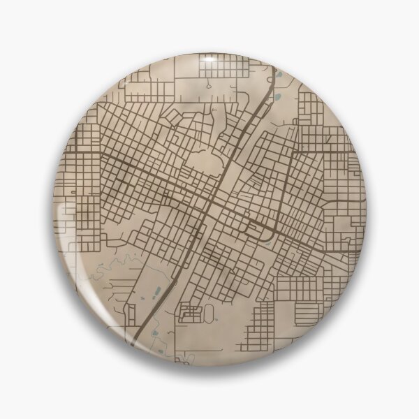 Item preview, Mapa de Muskogee Sepia designed and sold by CPTVDesign.