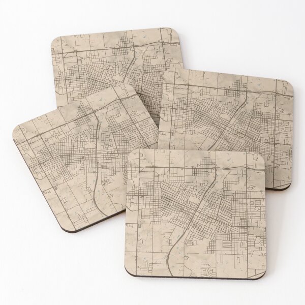 Item preview, Muskogee Sepia Map designed and sold by CPTVDesign.