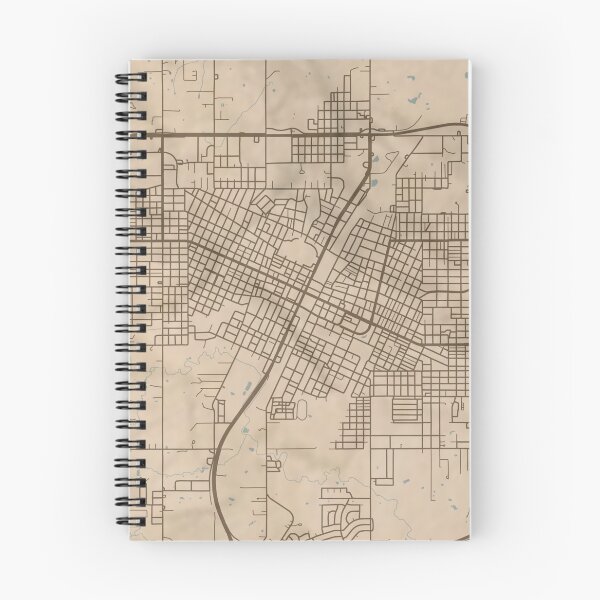 Item preview, Muskogee Sepia Map designed and sold by CPTVDesign.