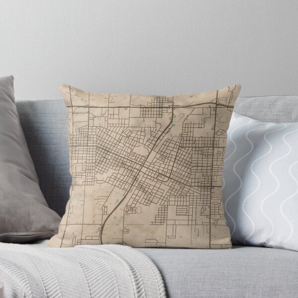 Item preview, Mapa de Muskogee Sepia designed and sold by CPTVDesign.