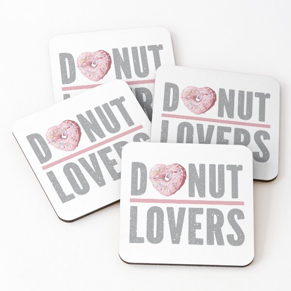 Item preview, Donut Lovers Strawberry Heart Doughnut  designed and sold by FiveDucklings.