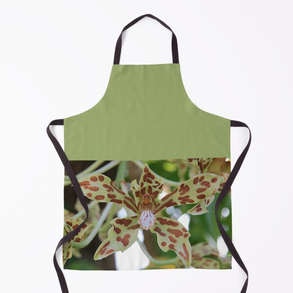 Item preview, Green and Brown Lady Orchid designed and sold by Linda Walsh.