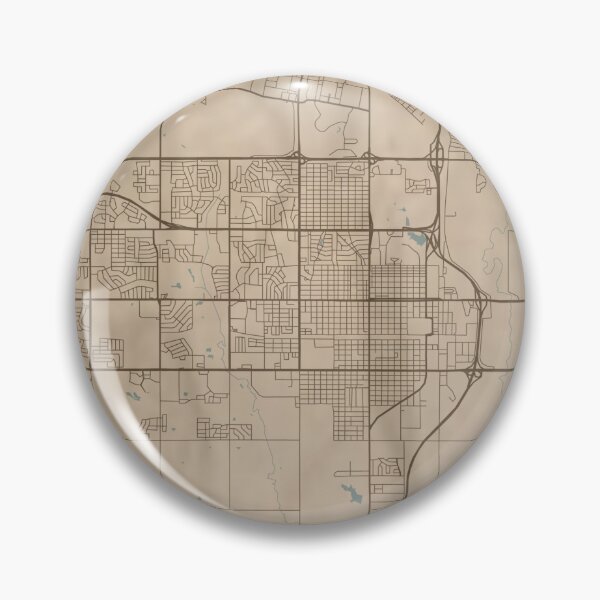 Item preview, Mapa de Lawton Sepia designed and sold by CPTVDesign.