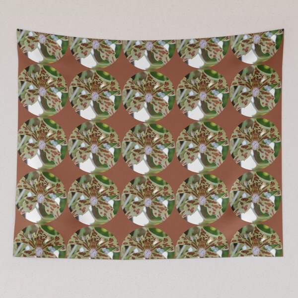 Item preview, Green and Brown Lady Orchid designed and sold by Linda Walsh.