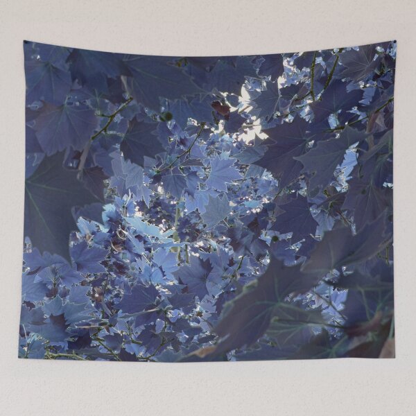 Item preview, Blue Maple Tree Leaves designed and sold by BiscuitSnack.