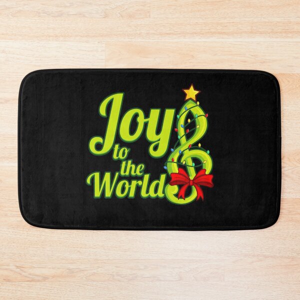 Item preview, Treble Clef Joy the World Christmas Tree designed and sold by DIGITALENT.