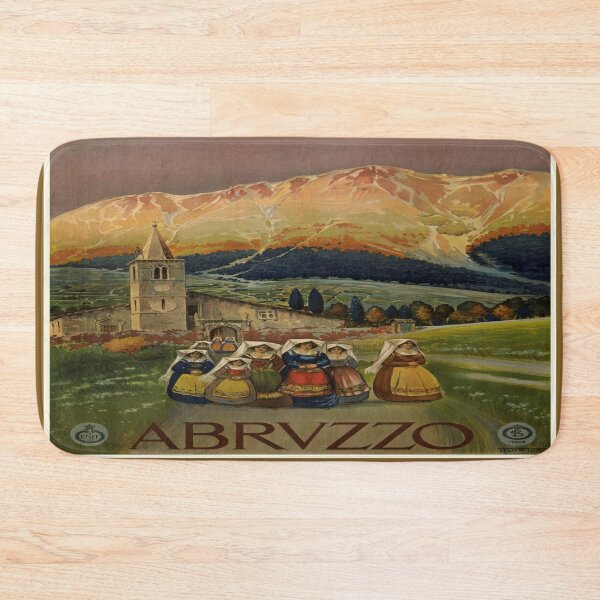 Item preview, Abruzzo - Vintage Travel Poster designed and sold by Slydell1.